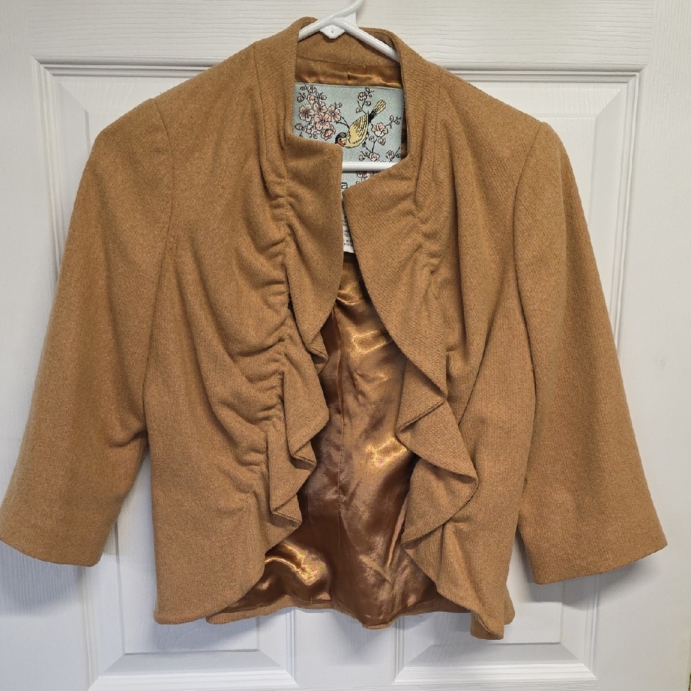 Tabitha Gold and Cream Blazer